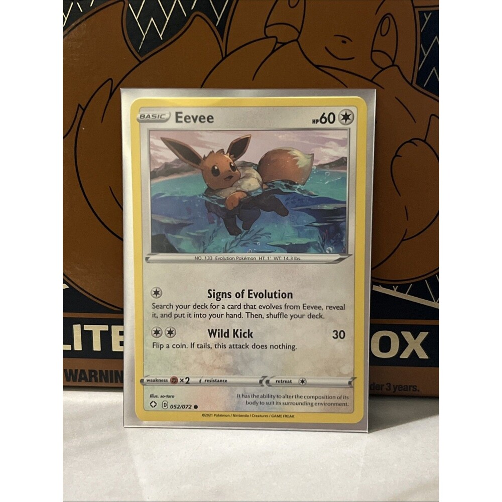 Pokémon TCG Eevee 052/072 Shining Fates
